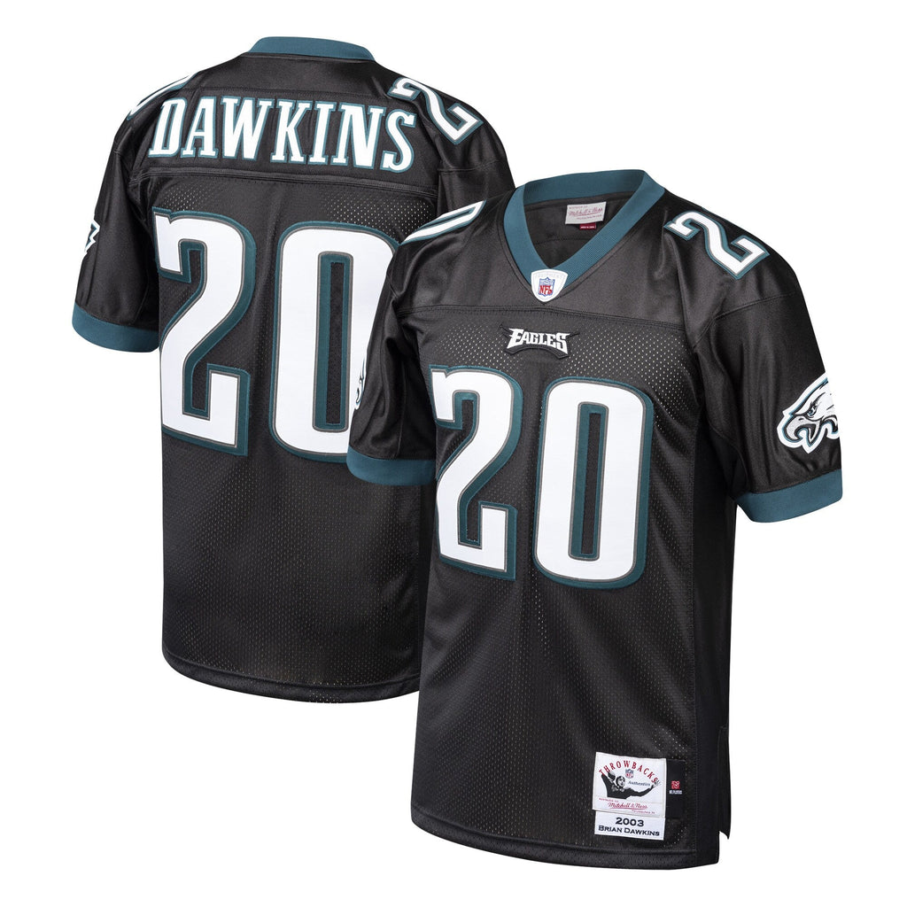Philadelphia Eagles 2003 Brian Dawkins Black Authentic Throwback Retired Player Jersey