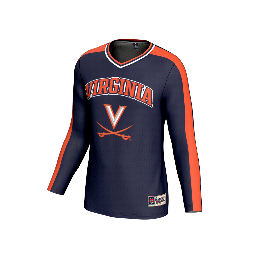 Virginia Cavaliers NIL Pick-A-Player Lightweight Collegiate Volleyball Fashion Jersey - Navy