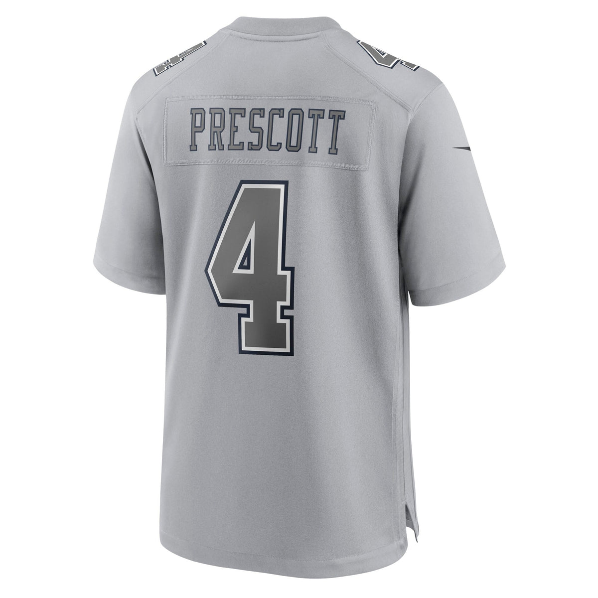 Dallas Cowboys Dak Prescott Gray Atmosphere Fashion Game Jersey
