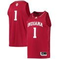 #1 Crimson Indiana Hoosiers Team Swingman Basketball Jersey
