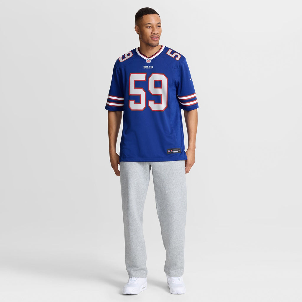 Buffalo Bills Shaq Lawson Royal Team Game Jersey