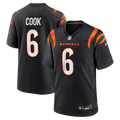 Cincinnati Bengals Bryan Cook Black Team Game Jersey