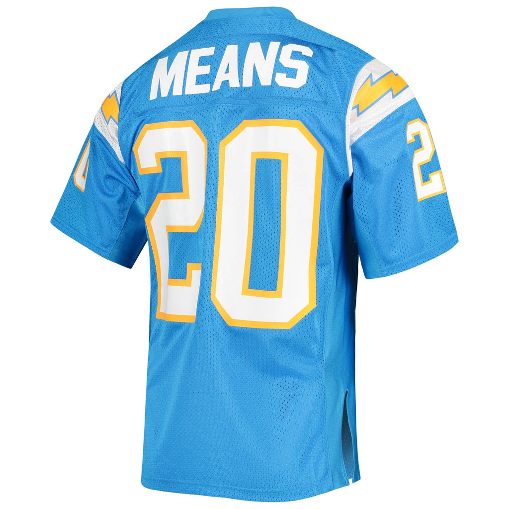 Los Angeles Chargers 1994 Natrone Means Powder Blue Authentic Throwback Retired Player Jersey