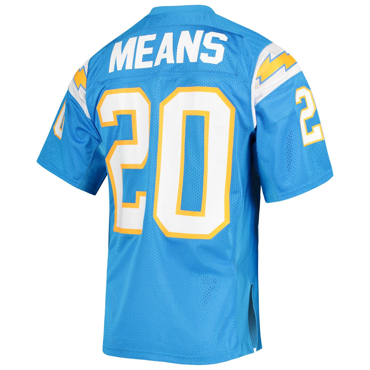 Los Angeles Chargers 1994 Natrone Means Powder Blue Authentic Throwback Retired Player Jersey