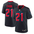 Houston Texans Nick Chubb Navy Alternate 2 Game Jersey