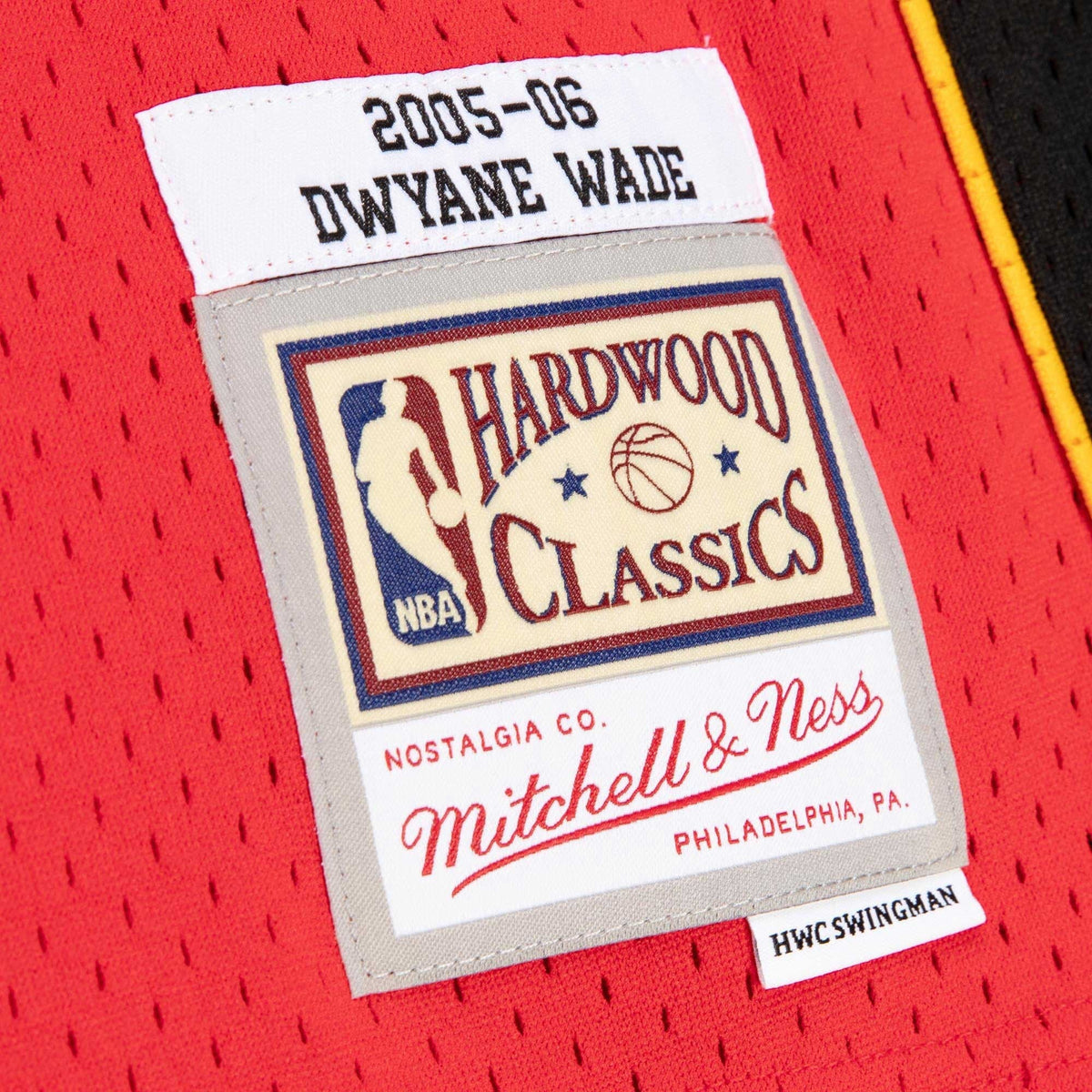 Miami Heat NBA Dwyane Wade Alternate 2005 Hardwood Classics Swingman Jersey