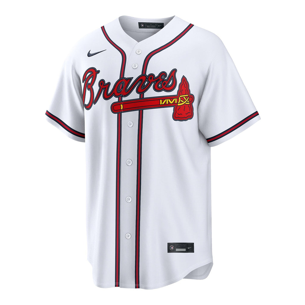 Atlanta Braves Spencer Schwellenbach White Home Replica Jersey