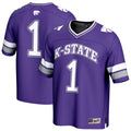 #1 Kansas State Wildcats Lightweight Collegiate Football Fashion Jersey - Purple