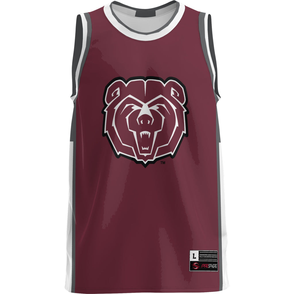 Missouri State University Bears Lightweight Basketball Jersey - Maroon