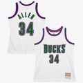 Milwaukee Bucks Ray Allen 1996 Swingman Authentic Jersey - White