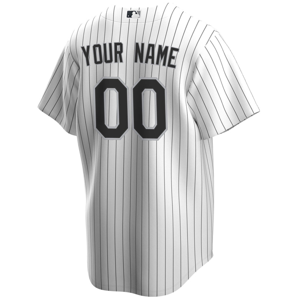 Chicago White Sox White Home Replica Custom Jersey