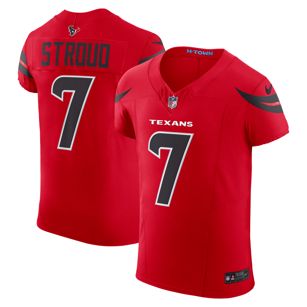 Houston Texans C.J. Stroud Red Alternate Vapor F.U.S.E. Elite Jersey