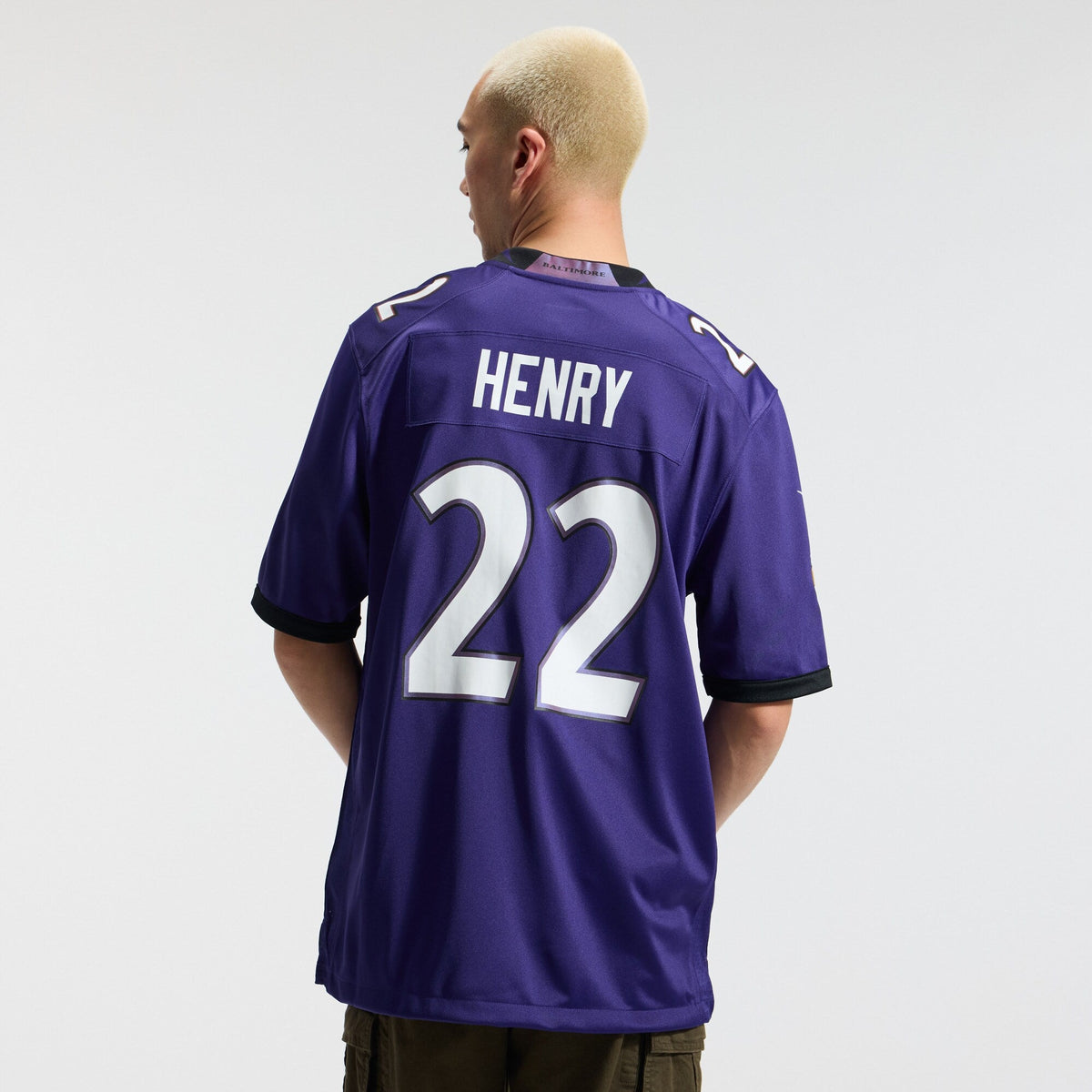 Baltimore Ravens Derrick Henry Purple Team Game Jersey