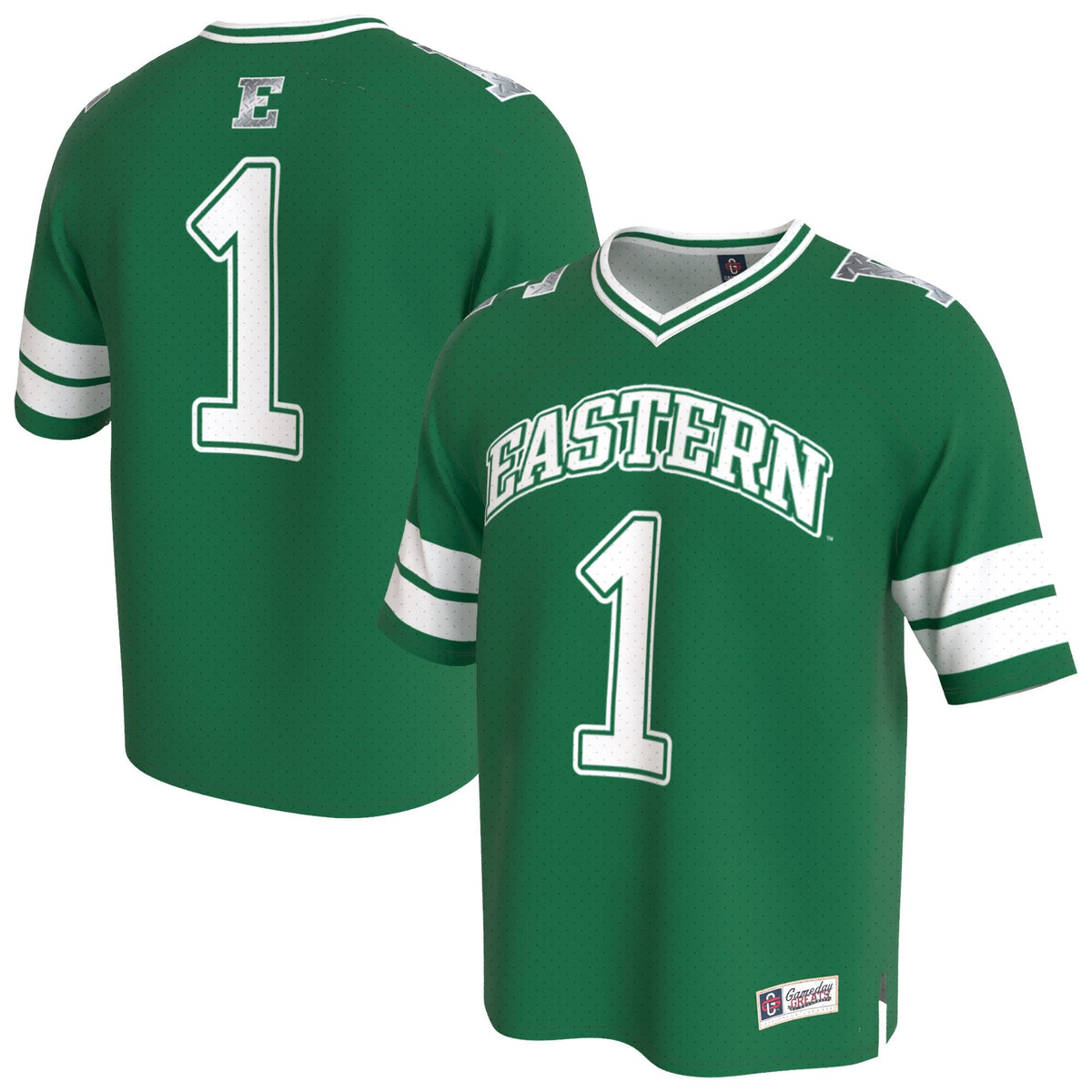 Eastern Michigan Eagles Lightweight Collegiate Football Fashion Jersey - Green