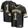 #1 Vanderbilt Commodores Lightweight Collegiate Football Fashion Jersey - Black
