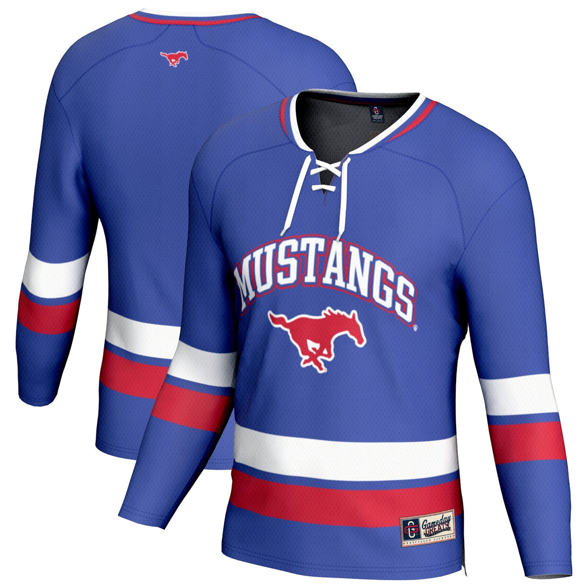SMU Mustangs Hockey Jersey - Royal