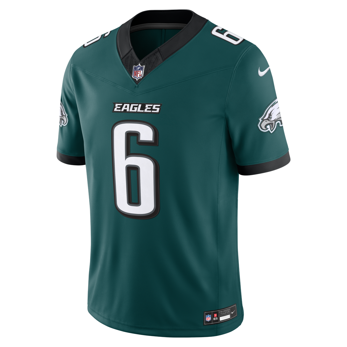 Philadelphia Eagles DeVonta Smith Midnight Green Team Vapor F.U.S.E. Stitched Limited Jersey