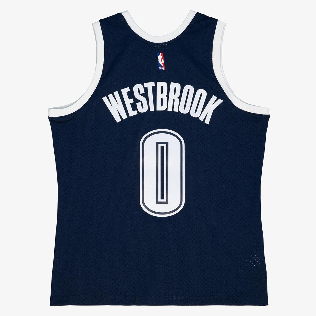 Oklahoma City Thunder Russell Westbrook 2015 Alternate Jersey - Ash Blue
