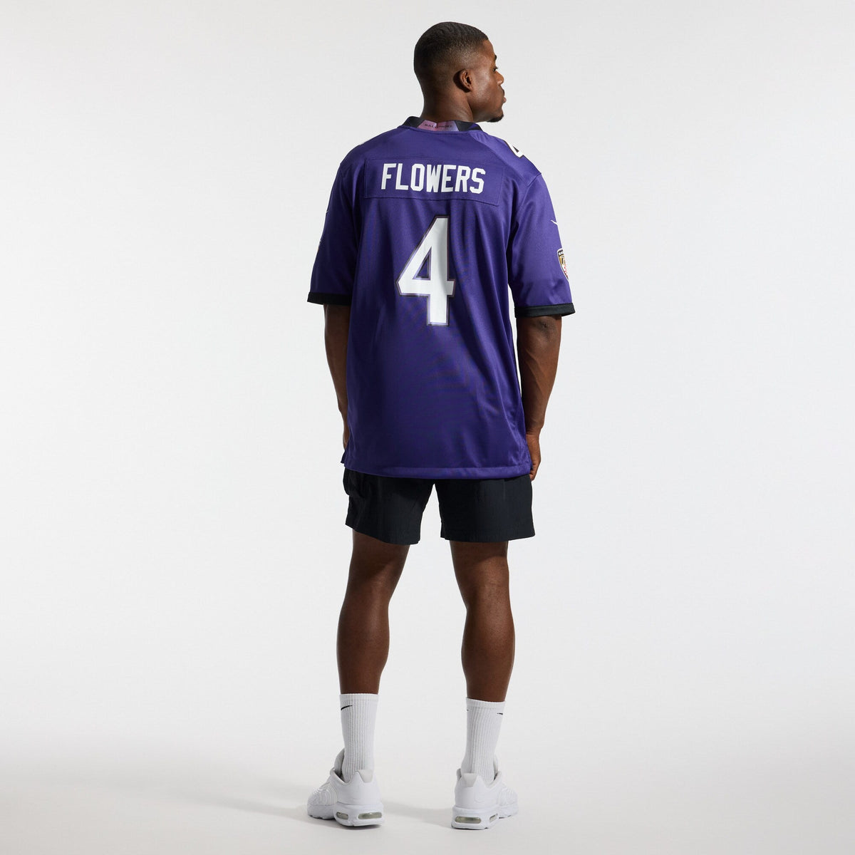 Baltimore Ravens Zay Flowers Purple Team Game Jersey