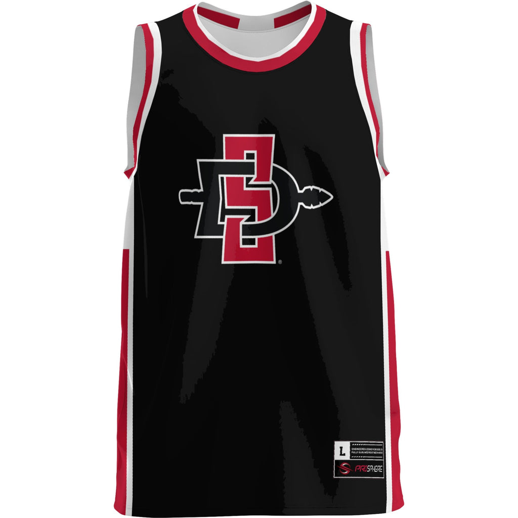San Diego State Aztecs Lightweight Basketball Jersey - Black
