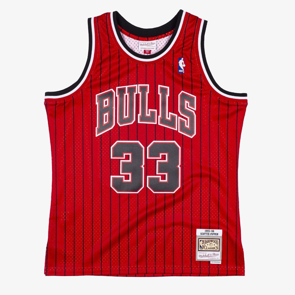 Chicago Bulls Scottie Pippen 1995 Reload Swingman Authentic Jersey - Scarlet