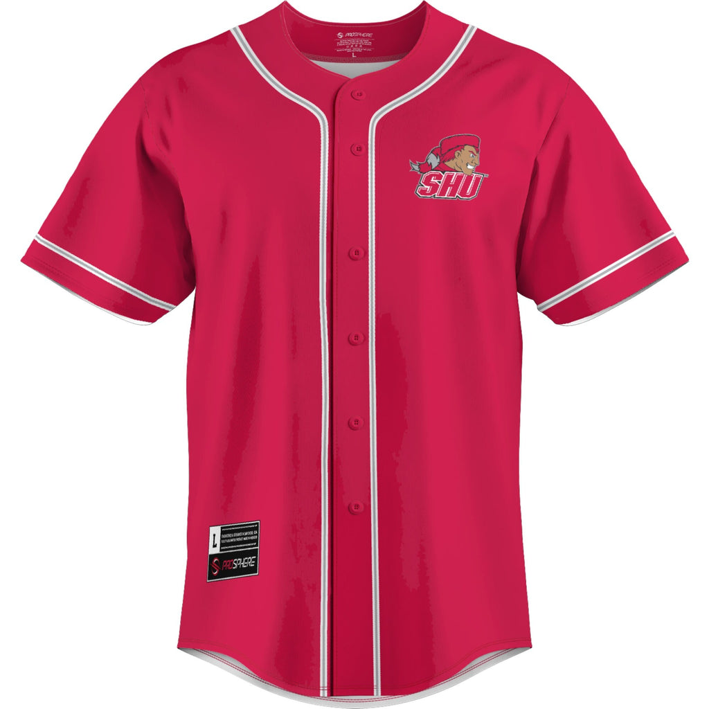 Sacred Heart Pioneers Lightweight Baseball Jersey - Red