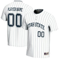 Utah State Aggies NIL Pick-A-Player Lightweight Softball Fashion Jersey - White