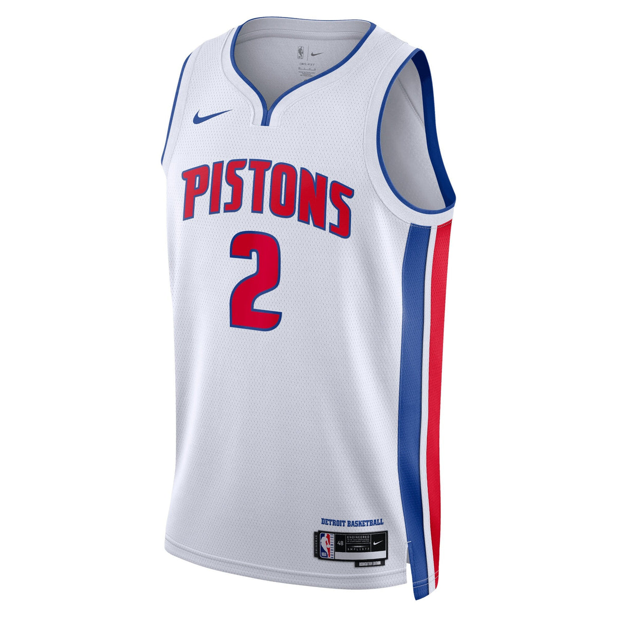 Detroit Pistons Association Edition Swingman Jersey - White - Cade Cunningham