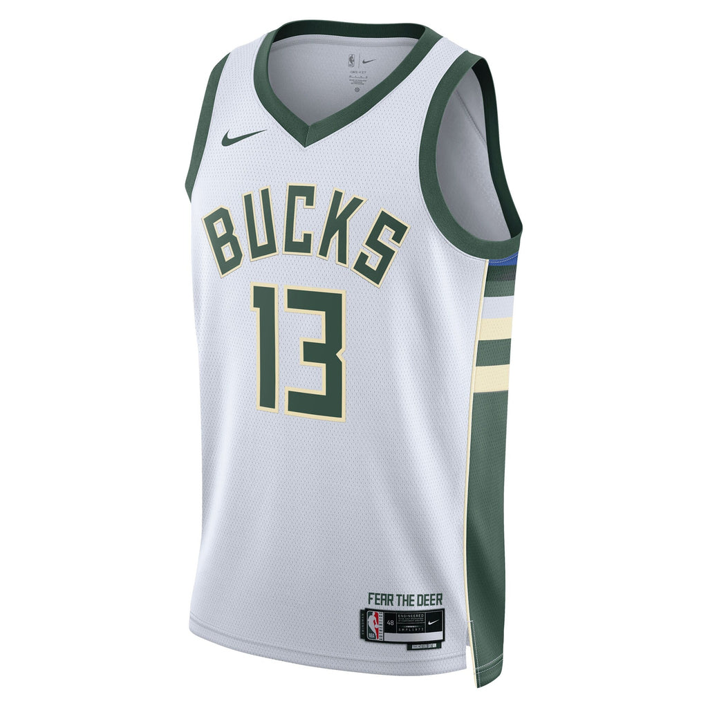 Milwaukee Bucks Association Edition Swingman Jersey - White - Ryan Rollins