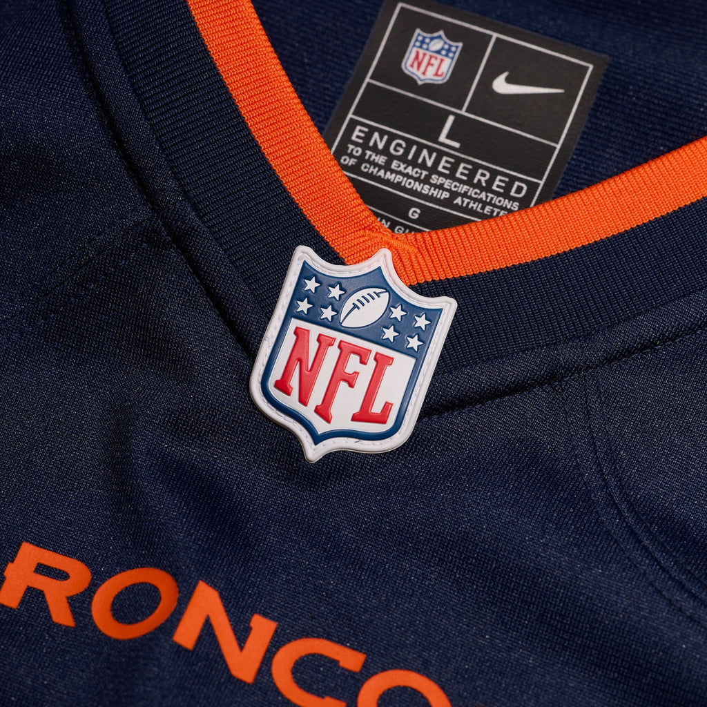 Denver Broncos Jaleel McLaughlin Navy Alternate Game Jersey