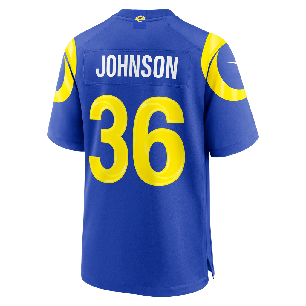 Los Angeles Rams Alex Johnson Royal Team Game Jersey