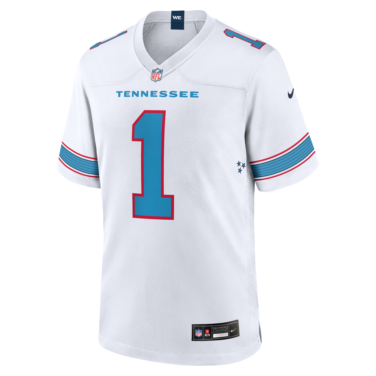 Tennessee Titans Cameron Ward White Game Jersey