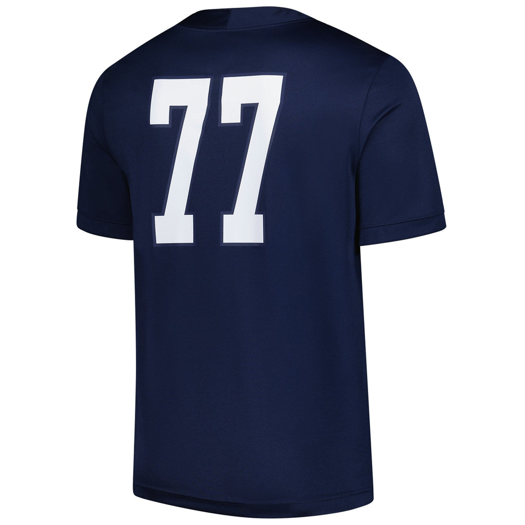 #77 Illinois Fighting Illini Untouchable Replica Football Jersey - Navy