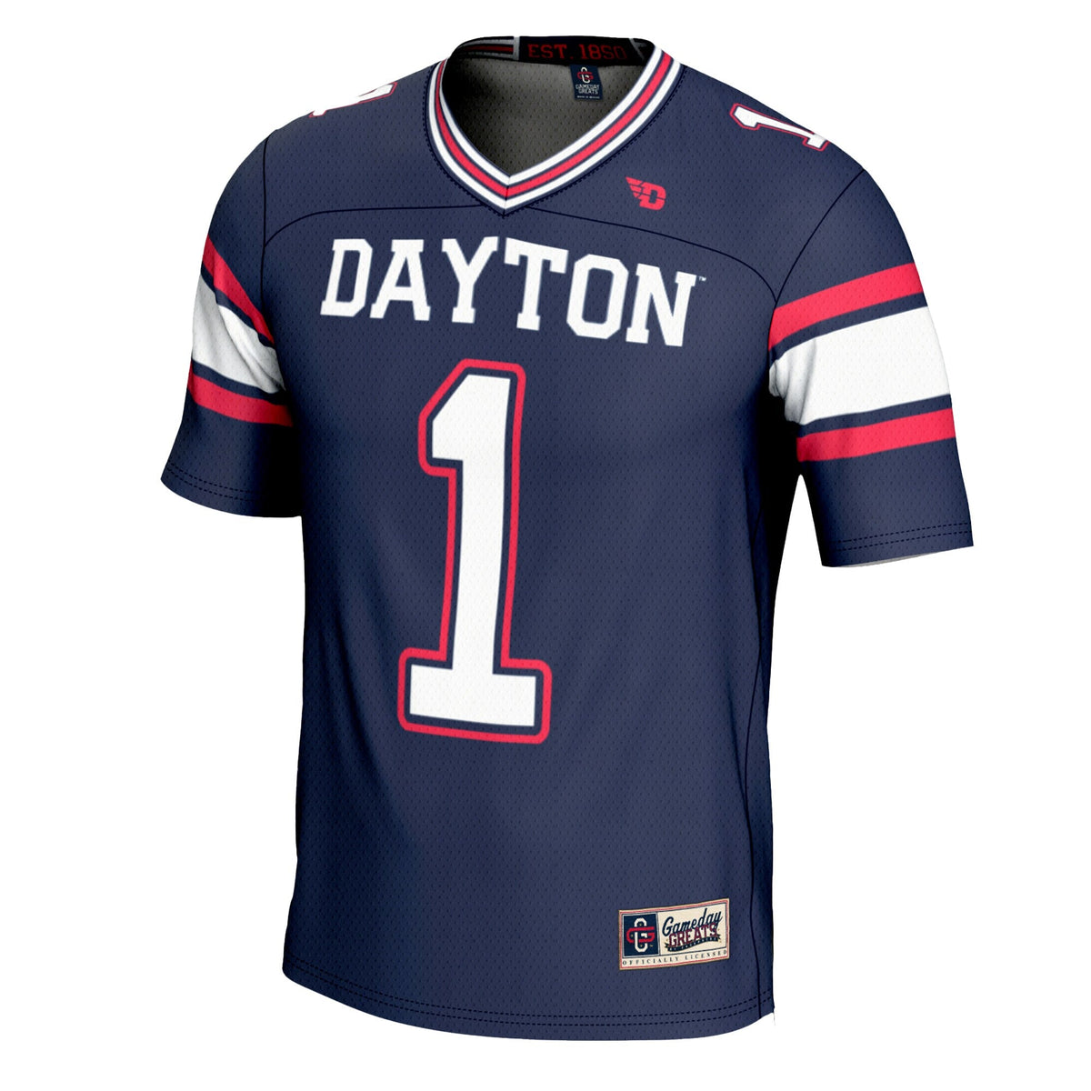 #1 Dayton Flyers Football Jersey – Navy