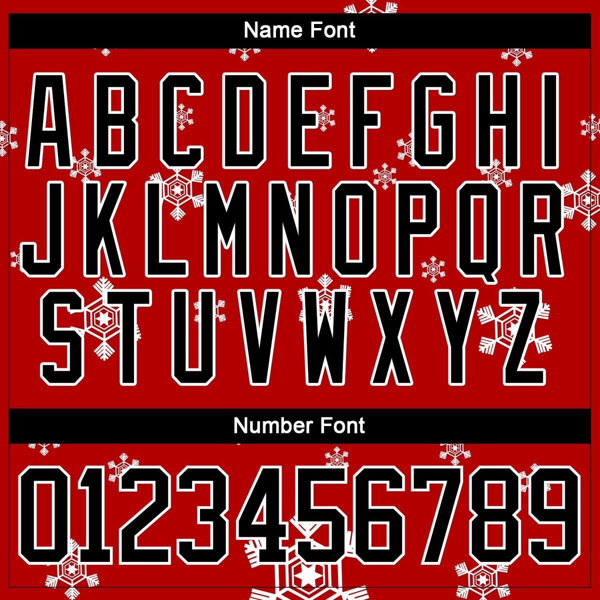 Custom Hockey Jersey - Red Black-White Christmas Snowman 3D Lace Neck