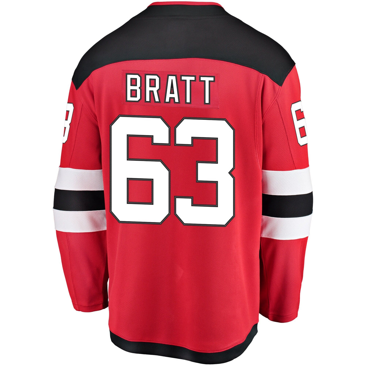 New Jersey Devils Jesper Bratt Red Home Breakaway Player Jersey