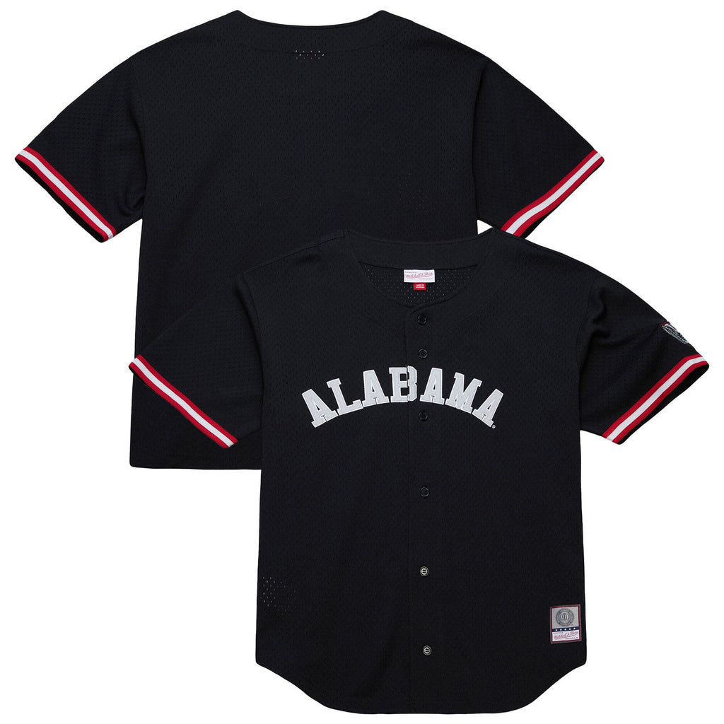 Alabama Crimson Tide On The Clock Full-Button Fashion Jersey - Black