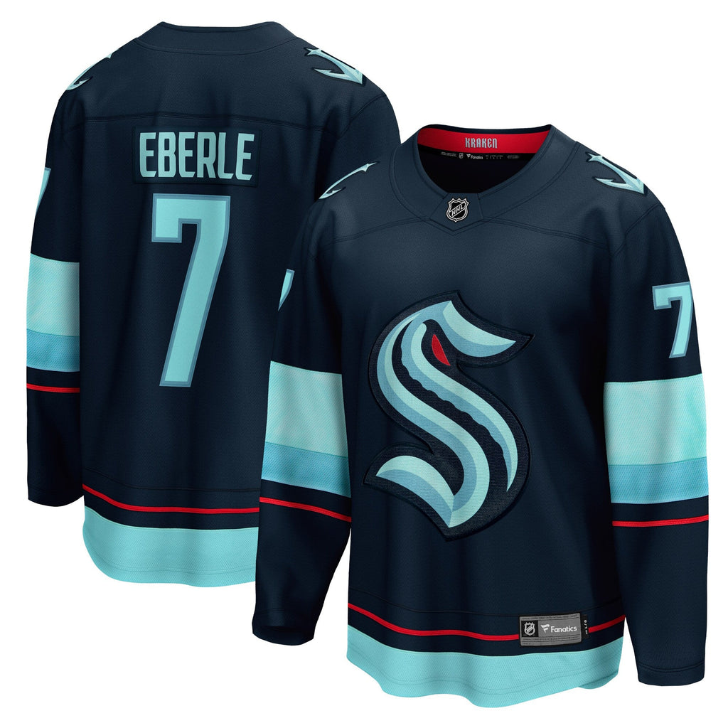 Seattle Kraken Jordan Eberle Navy Home Breakaway Player Jersey