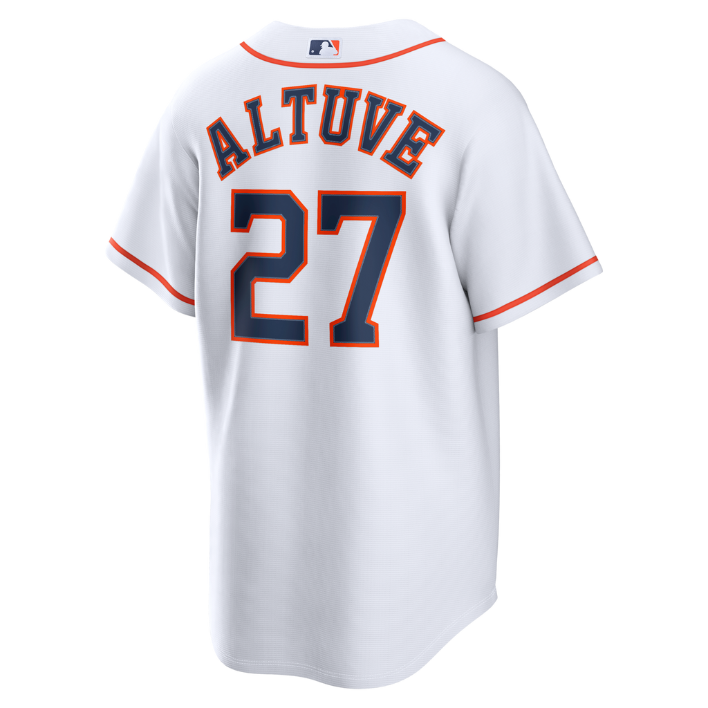 Houston Astros Jose Altuve White Home Replica Jersey