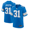 Detroit Lions Kerby Joseph Blue Team Game Jersey