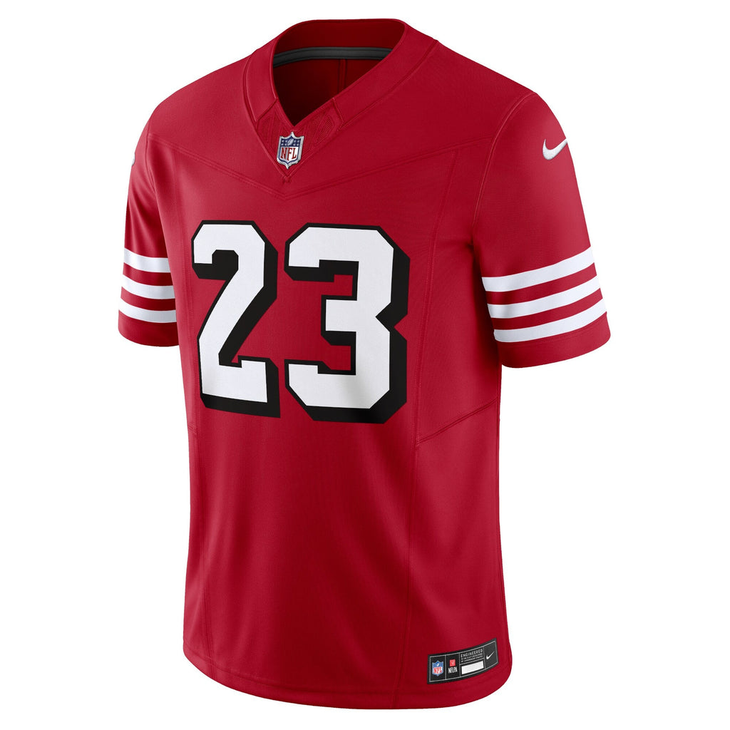 San Francisco 49ers Christian McCaffrey Scarlet Vapor F.U.S.E. Limited Jersey
