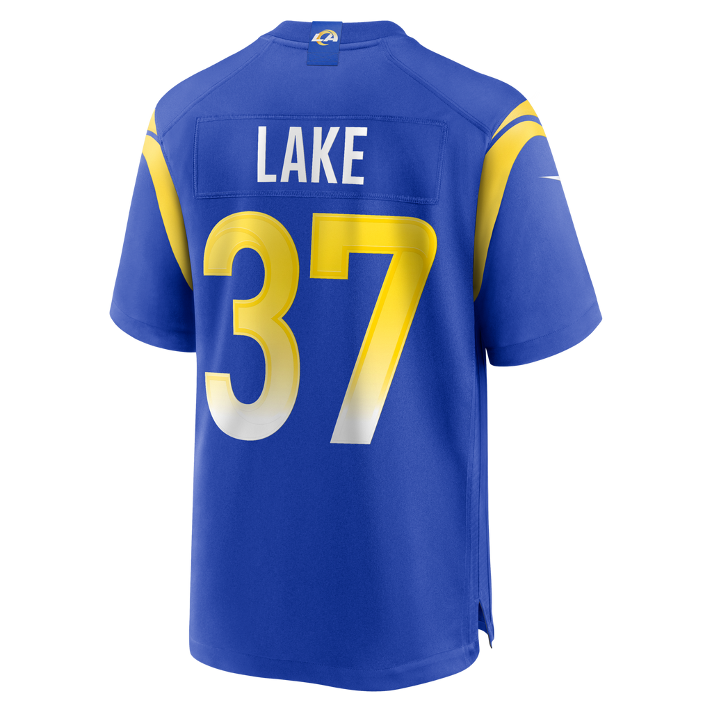 Los Angeles Rams Quentin Lake Royal Game Player Jersey