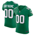 Philadelphia Eagles Kelly Green 2nd Alternate Vapor F.U.S.E. Elite Custom Jersey