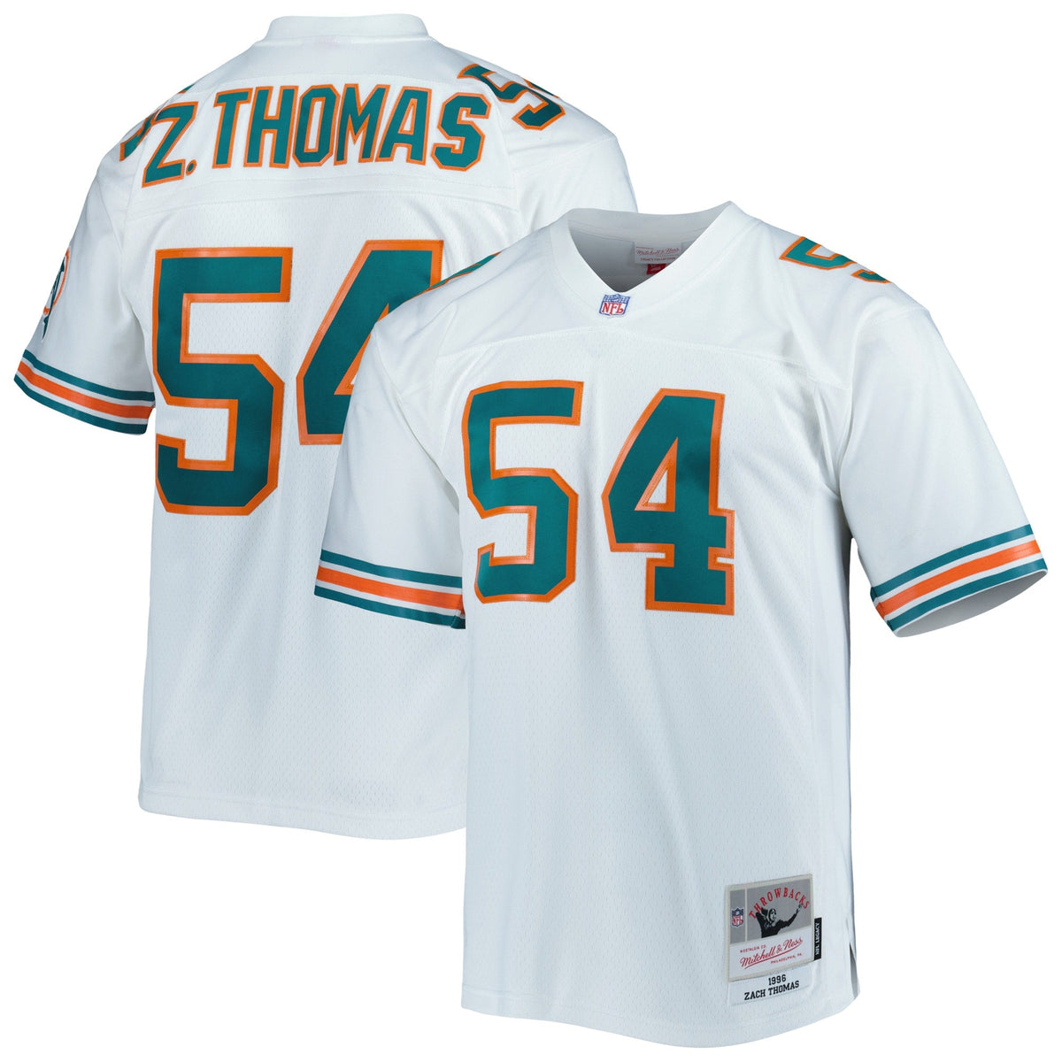 Miami Dolphins Zach Thomas White Legacy Replica Jersey
