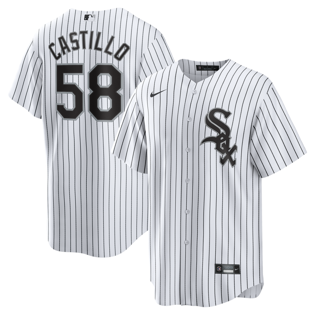 Chicago White Sox Luis Castillo White Home Replica Jersey