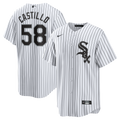 Chicago White Sox Luis Castillo White Home Replica Jersey