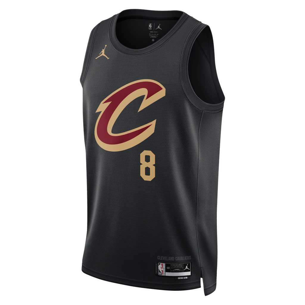 Cleveland Cavaliers Statement Edition Swingman Jersey - Black - Dennis Schröder