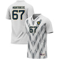 #1 West Virginia Mountaineers Lightweight Soccer Fashion Jersey - White