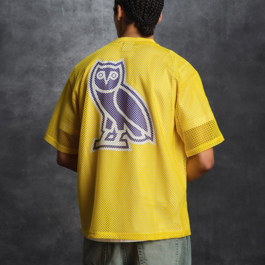 Los Angeles Lakers X OVO Mesh Football Jersey