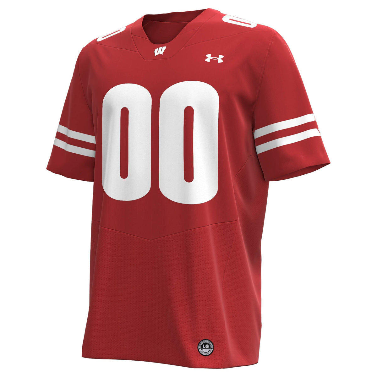 Wisconsin Badgers Custom Replica Football Jersey - Red